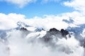 Swiss alps view from mountain Pilatus, Switzerland Royalty Free Stock Photo