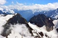 Swiss alps view from mountain Pilatus, Switzerland Royalty Free Stock Photo