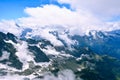 Swiss alps view from mountain Pilatus, Switzerland Royalty Free Stock Photo