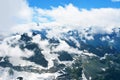 Swiss alps view from mountain Pilatus, Switzerland Royalty Free Stock Photo