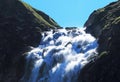 Swiss alps: The waterfall at Engstligenalp in the Bernese Oberland