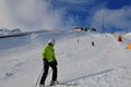 Swiss alps: Winter sport region Weissfluhjoch at Davos city