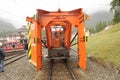 Swiss Alps: The X-rot is the strongest snow cleaning railway machine in the world