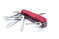 Swiss army knife isolated