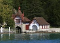 Swiss boat house, Lake Lucerne
