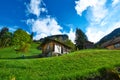 Swiss chalet at Alps