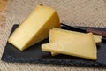 Swiss cheese collection, gruyere cheese made from unpasteurized cow\'s milk