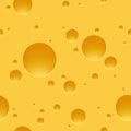 Swiss cheese seamless pattern