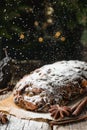 Swiss Christmas Pear Bread - BÃÂ¼ndner Birnbrot or Paun cun paira, a local dish filled with dried pears, fruits and nuts. Selective