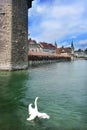Swiss city Lucerne Royalty Free Stock Photo