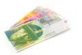 Swiss currency money franc Royalty Free Stock Photo