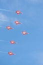 Swiss F-5E Tiger formation flying