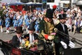 Swiss Federal councillor Ueli Maurer at the SechselÃÂ¤uten-Parade at the Paradeplatz in the City of ZÃÂ¼rich.