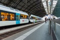 Swiss Federal Railways SBB train at St. Gallen station