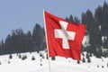Swiss flag Royalty Free Stock Photo