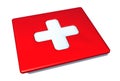 Swiss Flag Tablet