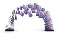 Swiss Franc Transfer Royalty Free Stock Photo