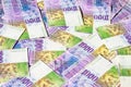 Swiss francs Royalty Free Stock Photo