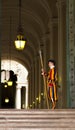 Swiss guard guarding Vatican