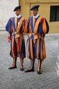 Swiss Guard, Vatican City, Rome, Italy Royalty Free Stock Photo