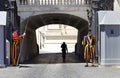 Swiss Guard at Vatican Royalty Free Stock Photo