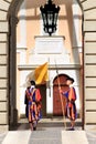 Swiss Guards near summer residence of Pope, Castel Gandolfo