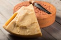 Swiss hard cheese Royalty Free Stock Photo