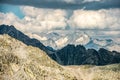Swiss high alpine mountainscape Royalty Free Stock Photo