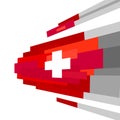 Swiss international day background. Switzerland Independence Day.