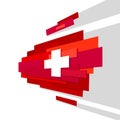 Swiss international day background. Switzerland Independence Day.