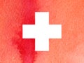 Swiss international day background. Switzerland Independence Day. Switzerland flag.