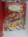 Swiss Lindt milk chocolate advent calendar for Christmas celebrations, in the supermarket mall Auchan