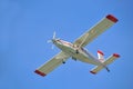 Swiss made airplane Royalty Free Stock Photo