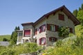 Swiss mountain house Royalty Free Stock Photo