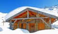 Swiss mountain hut Royalty Free Stock Photo