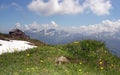 Swiss Mountain Hut Royalty Free Stock Photo