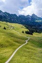 Swiss mountain landscape of Appenzell region