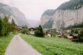 Swiss mountain village Lauterbrunnen, Switzerland