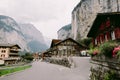 Swiss mountain village Lauterbrunnen, Switzerland