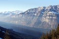 Swiss mountains lake