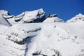 Swiss mountains in Winter