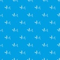 Swiss multipurpose knife pattern seamless blue