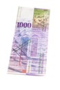 Swiss one thousand Franc notes