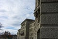 Swiss Parliament Building called Bundeshaus in Berne back view