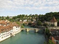 Swiss River Aare Royalty Free Stock Photo