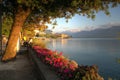 Swiss riviera, Montreux Royalty Free Stock Photo