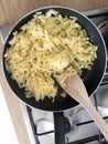 Swiss Roesti cooking