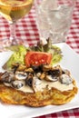 swiss roesti with sauce