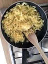 Swiss Roesti cooking