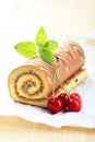 Swiss roll Royalty Free Stock Photo